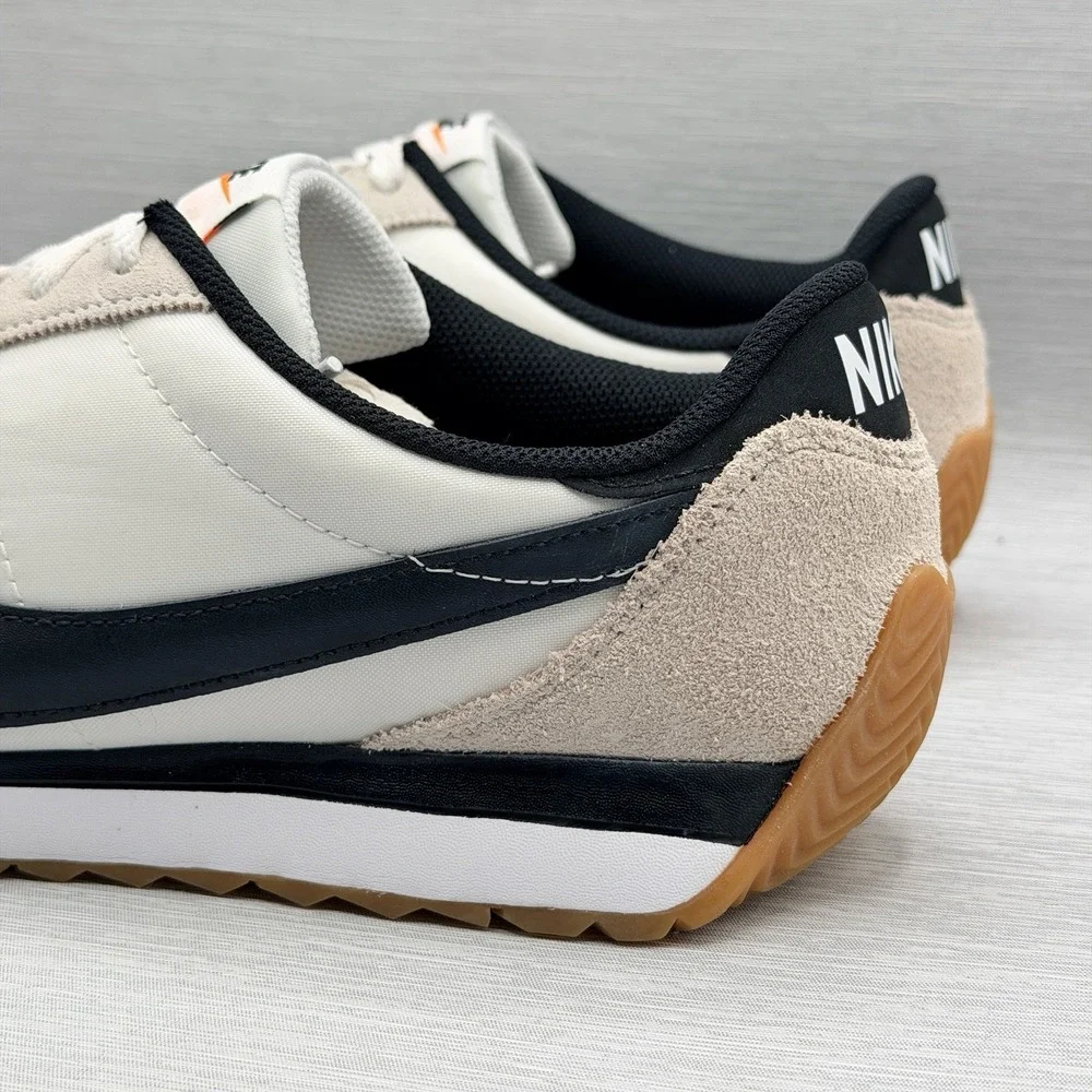 Nike Pacific Men's 7.5 Retro Running Shoes White Black Gum Sole HQ2052 100